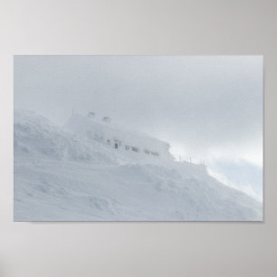 Lodge Draga Karolina on big mount Snežnik Slovenia Poster