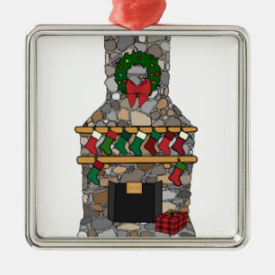 Lodge Fireplace Ornament