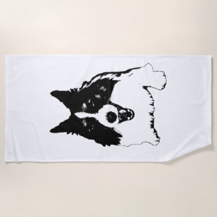 Lodge Pool, Clear Lines Beach Towel