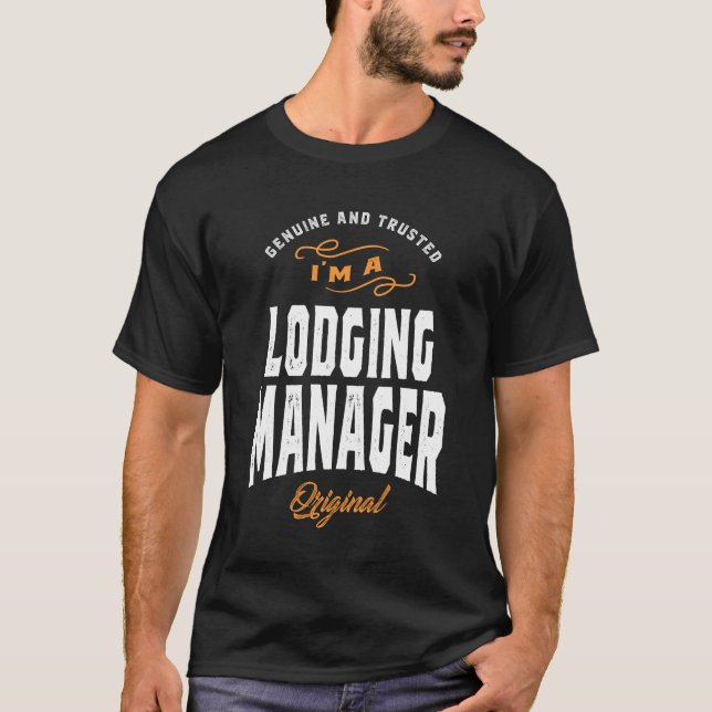 Lodging Manager T-Shirt (Front)