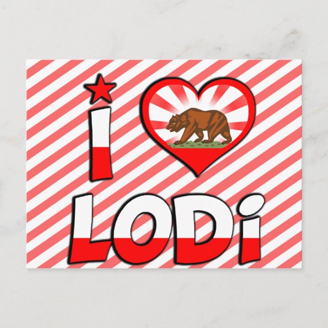 Lodi, CA Postcard (Front)
