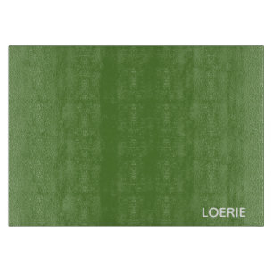 Loerie green color name cutting board