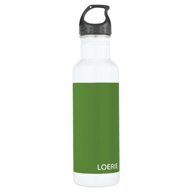 Loerie green colour name 710 ml water bottle (Front)