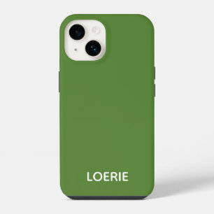 Loerie green colour name iPhone 14 case