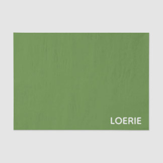 Loerie green colour name tissue paper
