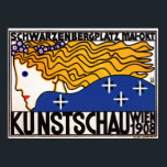 Loffler Secesseion Poster:   Kunstschau Wien Poster<br><div class="desc">This is a reproduction of Berthold Löffler's famous poster art "Kunstschau Wien, " meaning "Vienna Art Show." It was created as a lithograph in 1908 and is considered a very important art contribution to Vienna Secession Artistic Movement. This image is available as a poster or a print. Since it's an...</div>