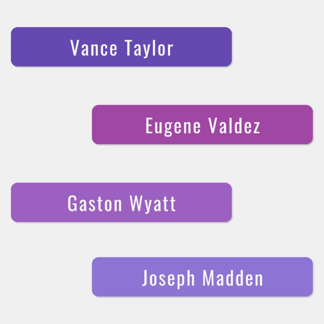 Lofi Aesthetic Colours Waterproof Name Labels (Group)