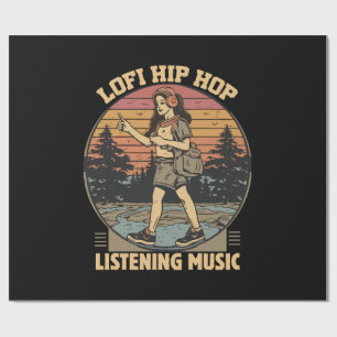 Lofi hip hop chillhop music wrapping paper