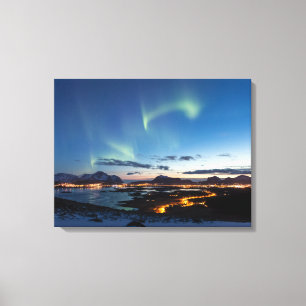 Lofoten Aurora Canvas Print