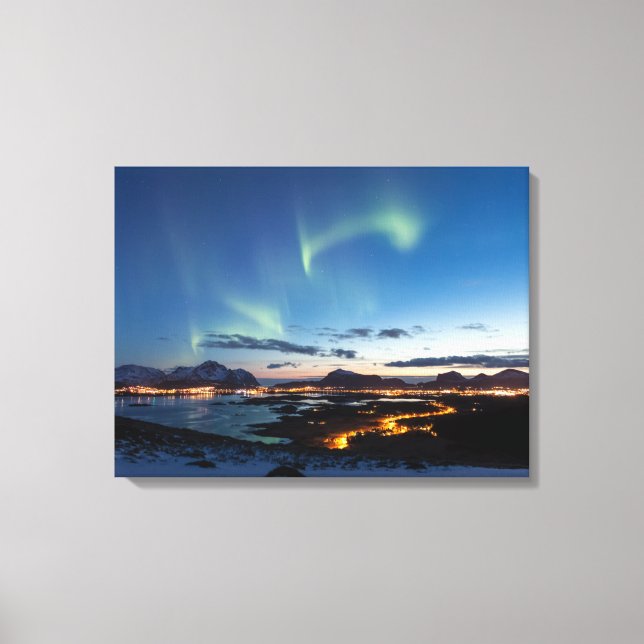 Lofoten Aurora Canvas Print (Front)