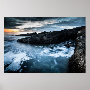 Lofoten Coast Landscape Photo Poster
