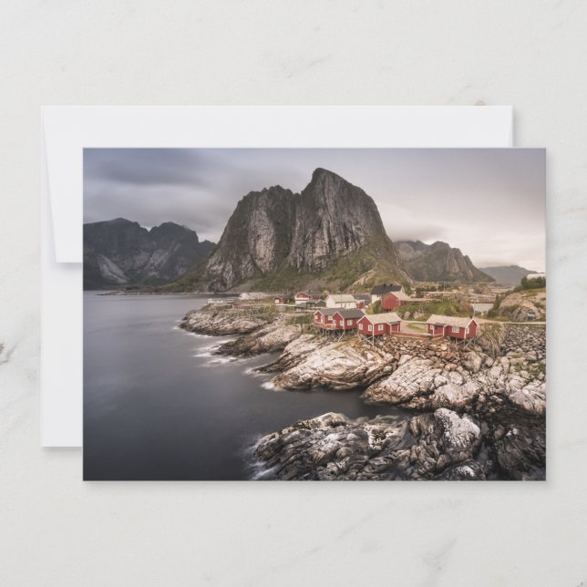 Lofoten Fishing Village Hamnoya Card (Front)