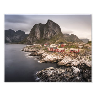 Lofoten Fishing Village Hamnoya Photo Print