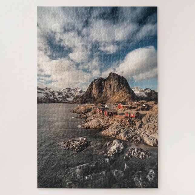 Lofoten Fishing Village Jigsaw Puzzle (Vertical)