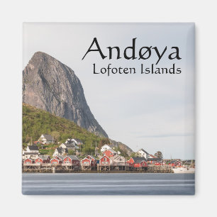 Lofoten Fishing Village - Norway Magnet