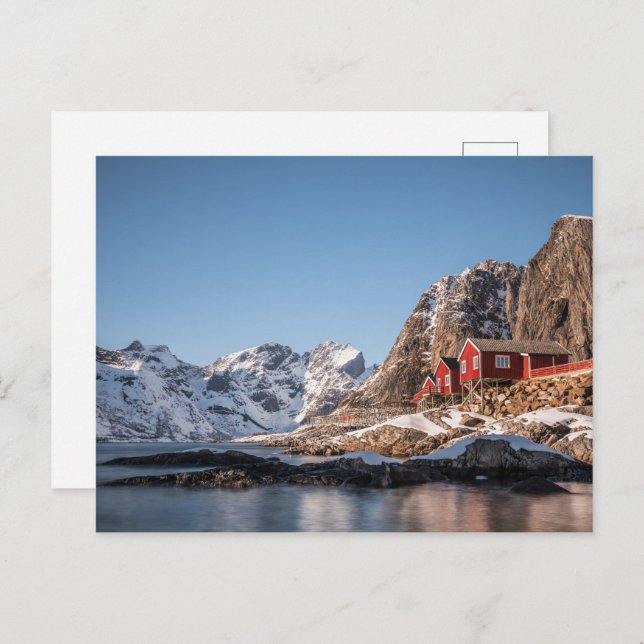 Lofoten Fishing Village Postcard (Front/Back)
