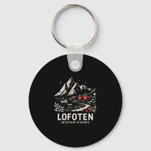 Lofoten Island Norway Beach Vacation Key Ring