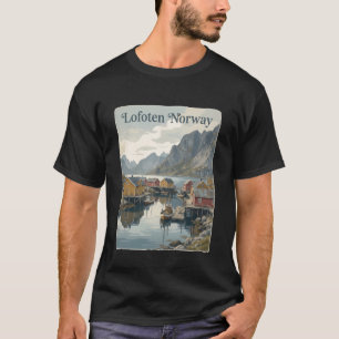 Lofoten Island Norway Beach Vacation Men Women Tee