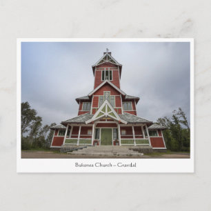 Lofoten Islands Buksnes Church Postcard