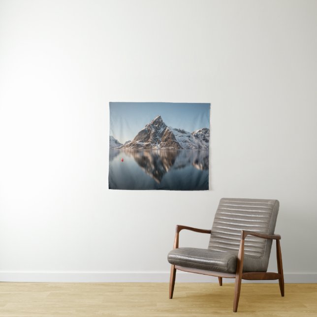 Lofoten Islands Landscape Photo Tapestry (In Situ (Horizontal))