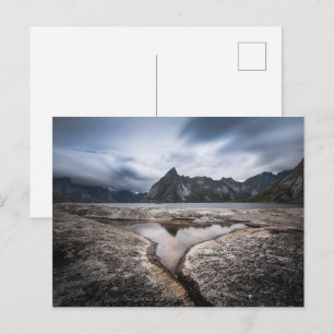 Lofoten Islands Mountain Postcard