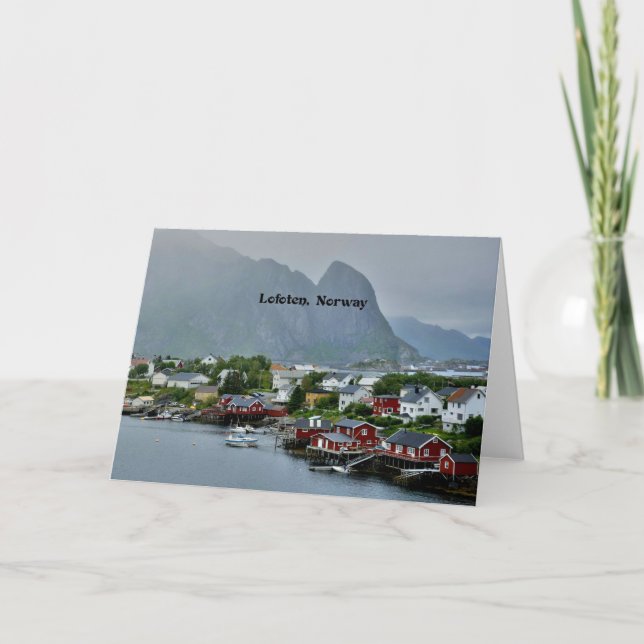 Lofoten Islands, Norway Card (Front)