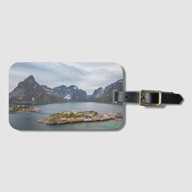 Lofoten Islands Norway Luggage Tag (Front Horizontal)