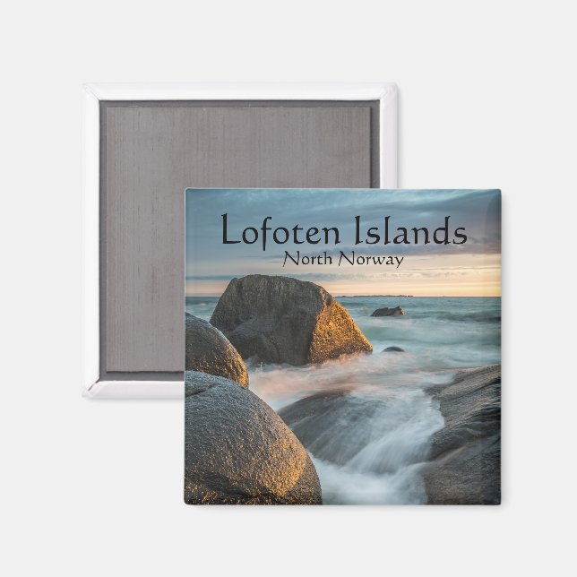 Lofoten Islands Norway Magnet (Front/Back)