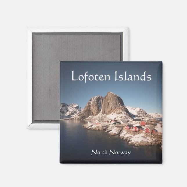 Lofoten Islands Norway Magnet (Front/Back)
