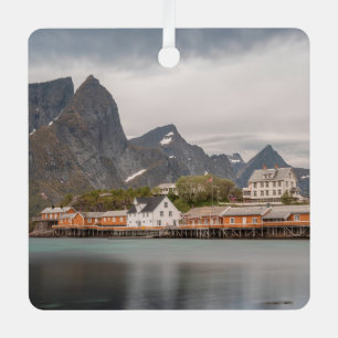 Lofoten Islands Norway Metal Tree Decoration
