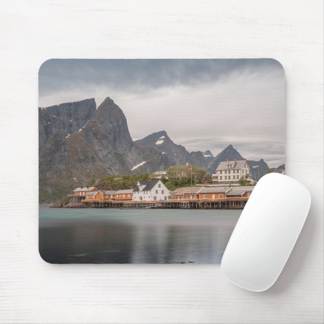 Lofoten Islands Norway Mouse Mat (With Mouse)