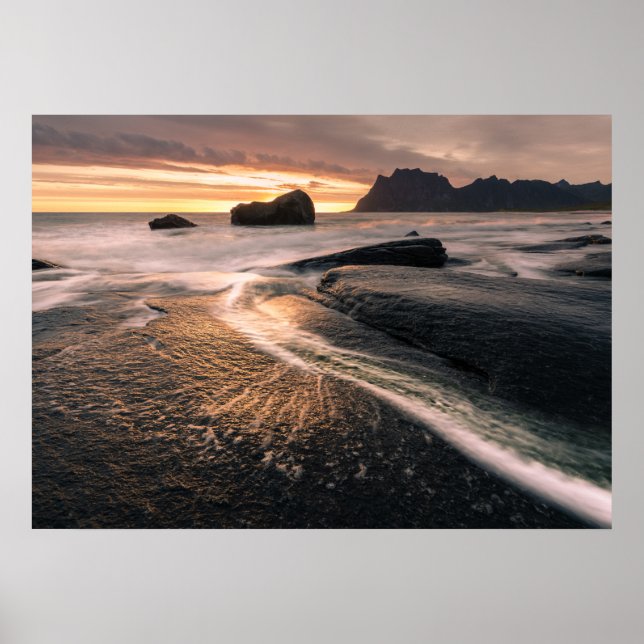 Lofoten Islands Norway Poster (Front)