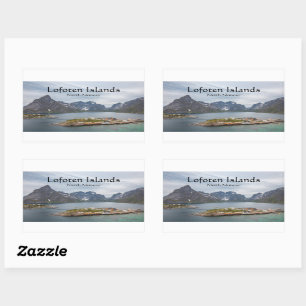 Lofoten Islands Souvenir Rectangular Sticker