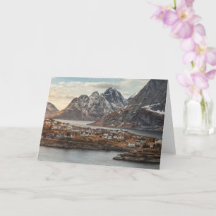 Lofoten Landscape Norway Card