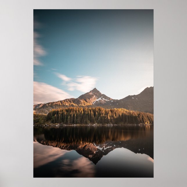 Lofoten Landscape Norway Poster (Front)