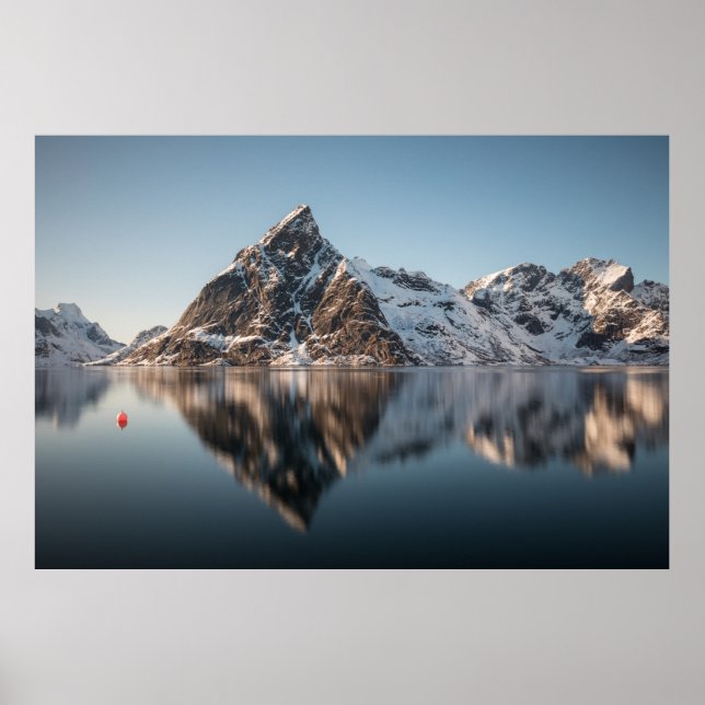 Lofoten Mountain Poster (Front)