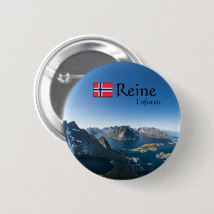 Lofoten Norway 6 Cm Round Badge