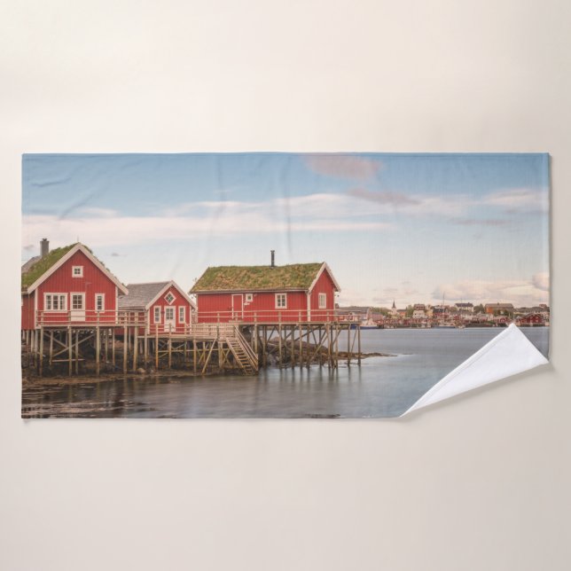 Lofoten Norway Bath Towel (Bath Towel)