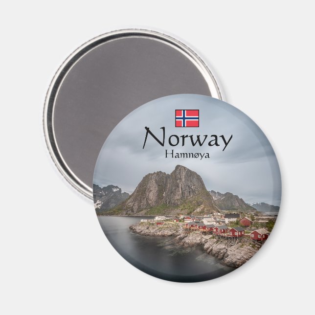 Lofoten Norway Magnet (Front/Back)