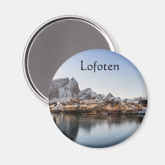 Lofoten Norway Magnet (Front/Back)