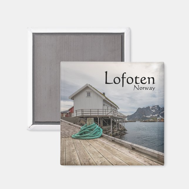 Lofoten Norway Magnet (Front/Back)
