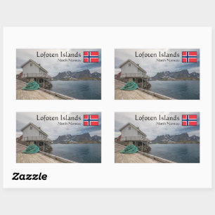 Lofoten Norway Rectangular Sticker