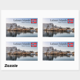 Lofoten Norway Rectangular Sticker