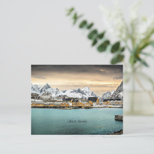 Lofoten, Norway scenic photograph Postcard