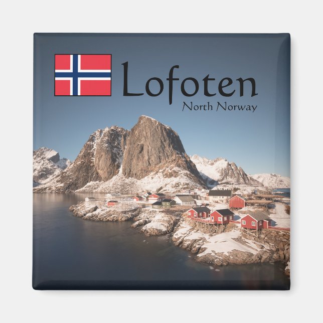 Lofoten Norway Souvenir Magnet (Front)