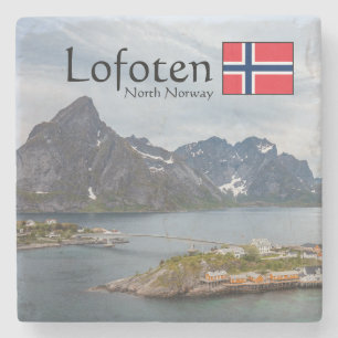 Lofoten Norway Souvenir Stone Coaster