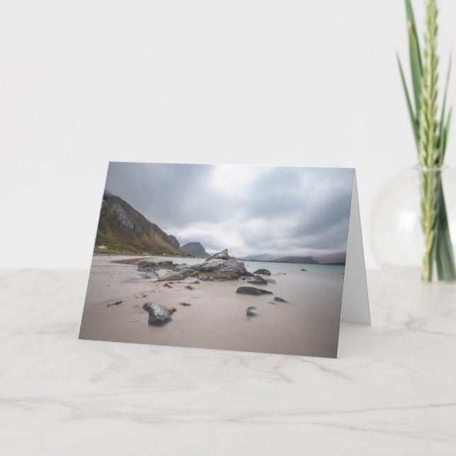 Lofoten Ramberg Beach Card (Front)