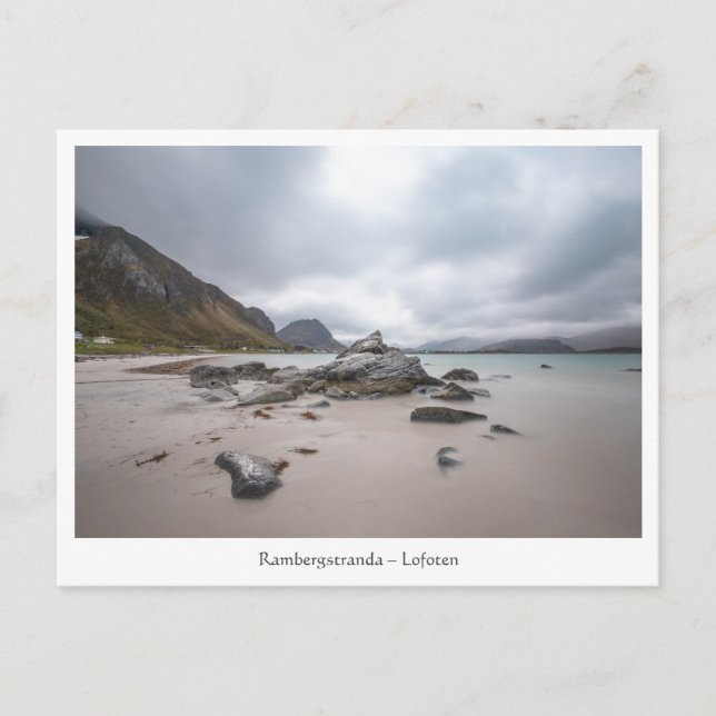 Lofoten Ramberg Beach Postcard (Front)