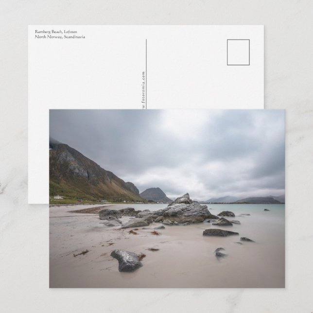 Lofoten Ramberg Beach Postcard (Front/Back)