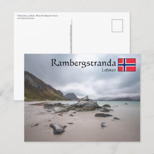 Lofoten Ramberg Beach Postcard